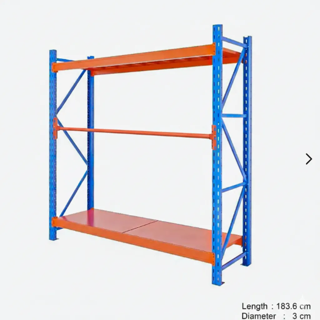Hanging Rod for Storage Shelving Rack