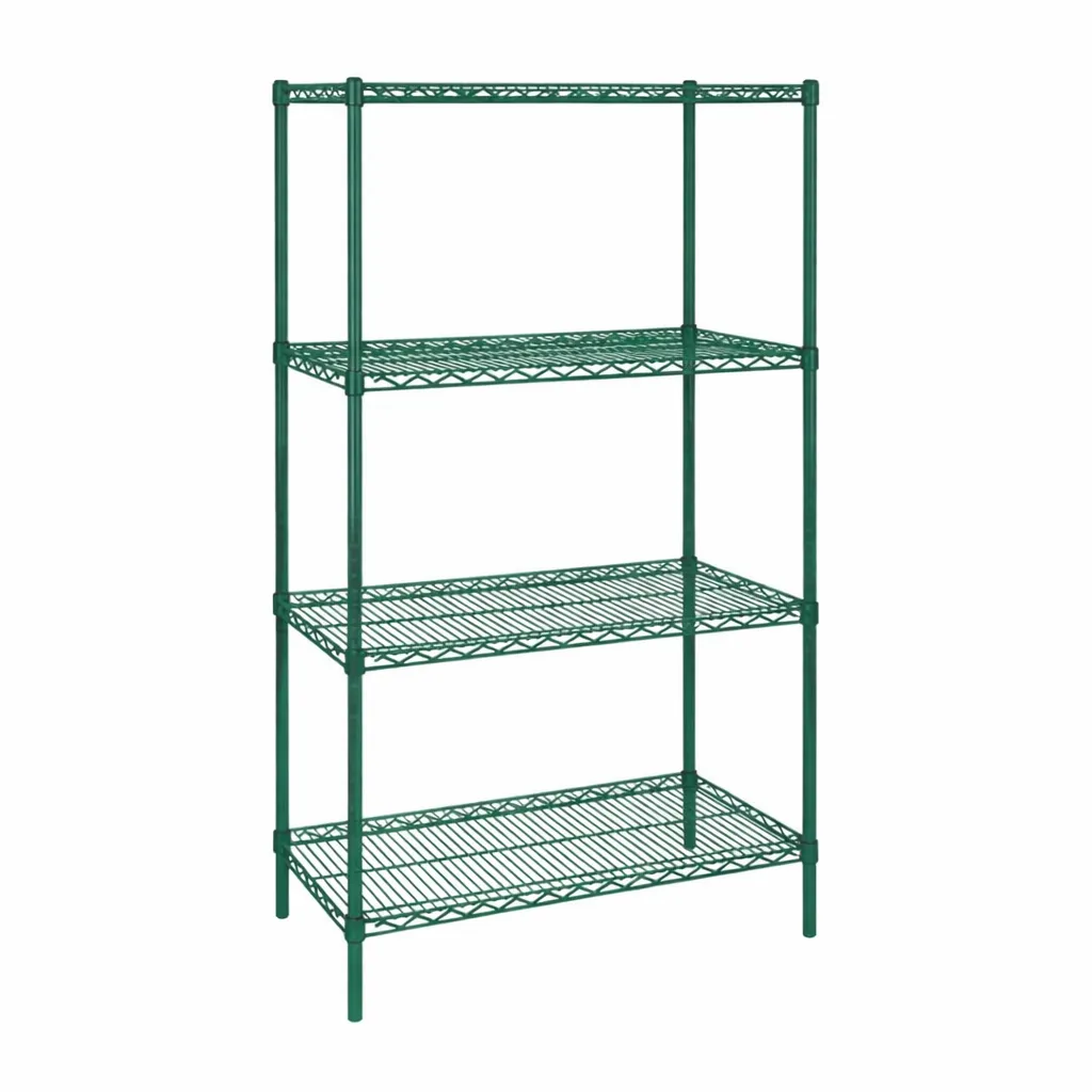 4-Tier Chrome Metro Rack | Wire Shelving Unit 150x53x183cm | Anti-Corrosion Epoxy Coating